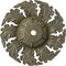 Ekena Millwork Needham Ceiling Medallion (Fits Canopies up to 4 1/4"), 14 5/8"OD x 2 1/4"P, Witch Hazel Crackle CM14NEWHC - alternate 1